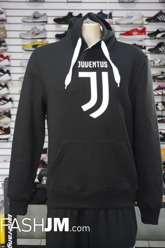  Juventus Hoodie Jacket Black image0