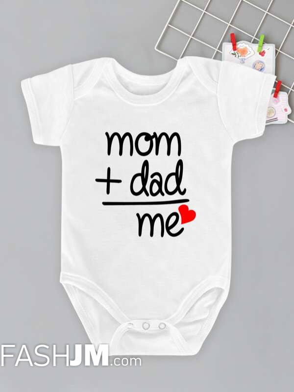  Baby Girl Heart & Letter Graphic Popper Bodysuit image0