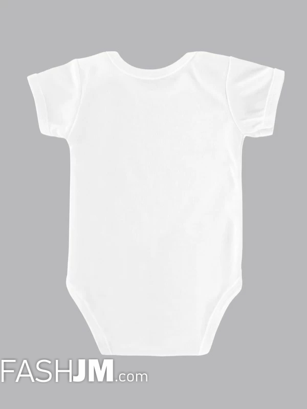  Baby Girl Heart & Letter Graphic Popper Bodysuit image1