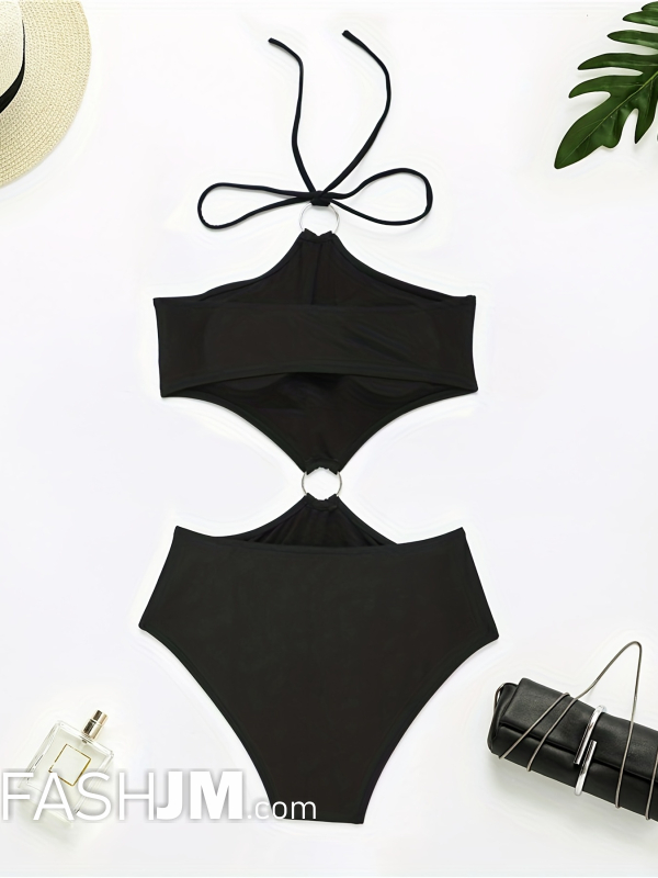  Ring-Linked One Piece Swimsuit image4