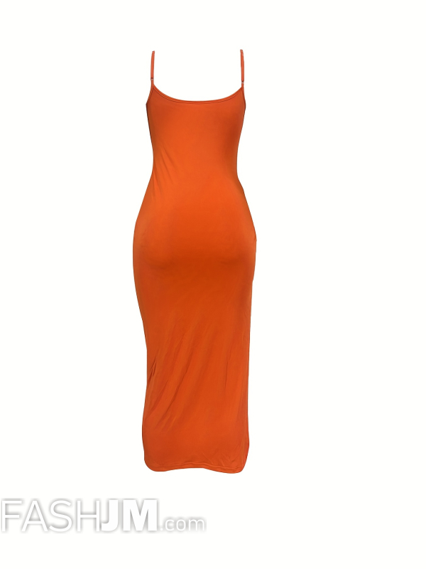  Drawstring Bodycon Cami Dress image2