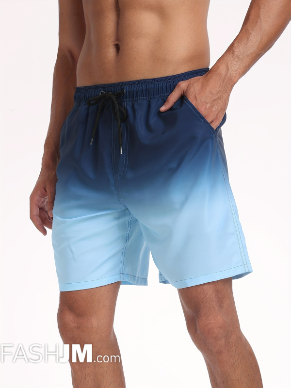  2-in-1 Double Layer Beach Shorts With Inner Pocket image1