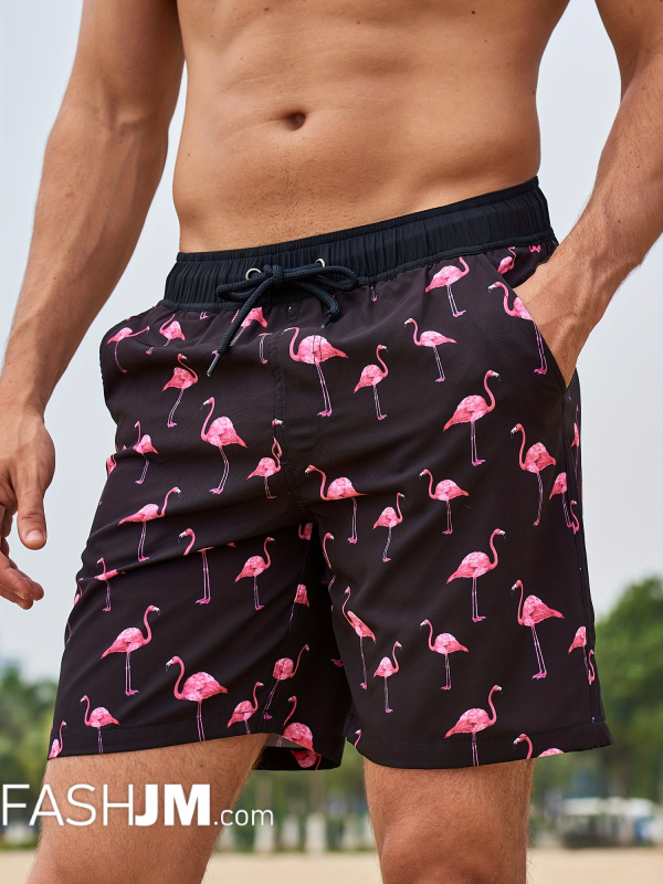  2-in-1 Double Layer Beach Shorts With Inner Pocket image2