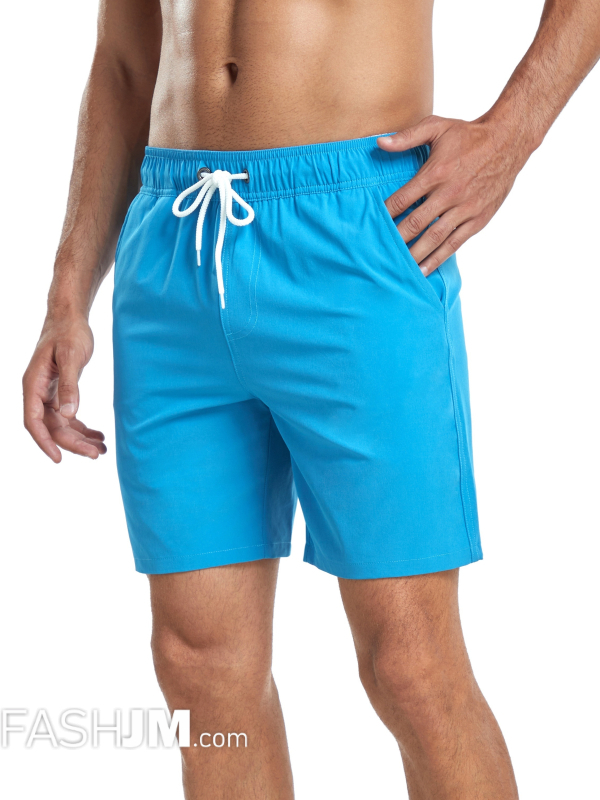  2-in-1 Double Layer Beach Shorts With Inner Pocket image1