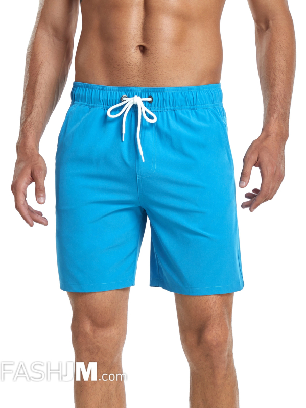  2-in-1 Double Layer Beach Shorts With Inner Pocket image2