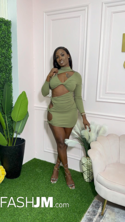 Army Green Dress