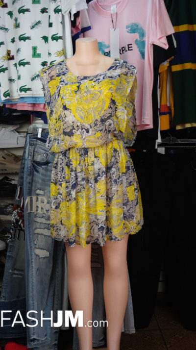 Yellow Floral Dress