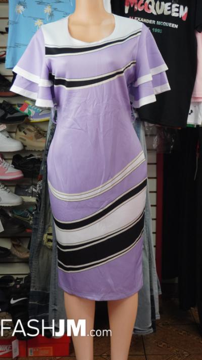 Purple Swirl  Dress