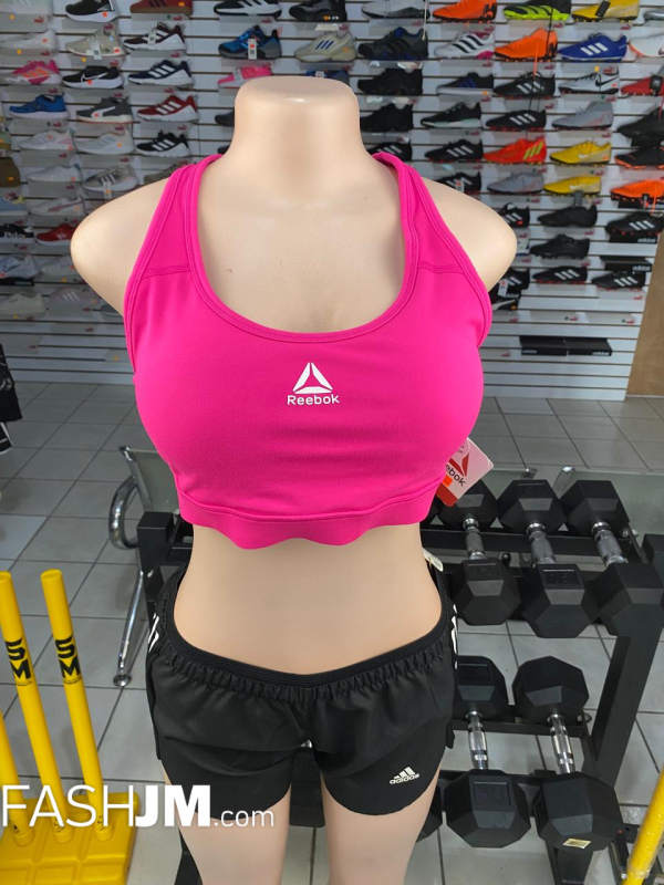  Pink Reebok Crop Top image0