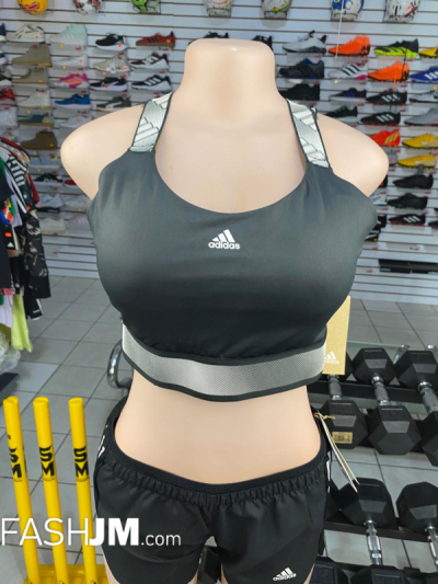 Black Adidas Crop Top