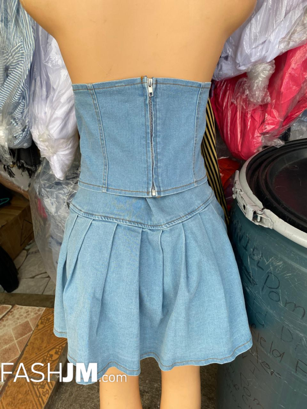  Jeans Skirt Suit image1